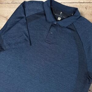 AMERICAN TALL Performance Short‎ Sleeve Men's Polo Shirt Size XLT Tall Teal